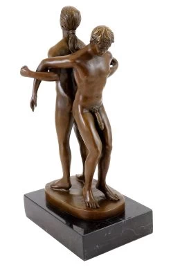 Erotic Bronze - Gay Couple In Acrobatic Position - Sign. M. Nick -Salvador Dali Shop 534 459300b4658641