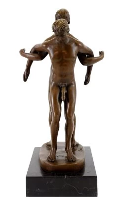 Erotic Bronze - Gay Couple In Acrobatic Position - Sign. M. Nick -Salvador Dali Shop 534 559300b46718fa