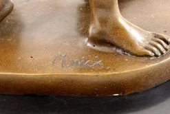 Erotic Bronze - Gay Couple In Acrobatic Position - Sign. M. Nick -Salvador Dali Shop 534 7