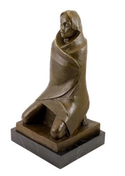 Bronze Figure - The Ascetic / Praying Man (1925) Ernst Barlach