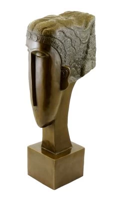 Bronze Statue - Woman's Head (1912) - Amedeo Modigliani
