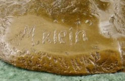 Modern Bronze Figurine - Staggering Fat Boy, Sign. M. Klein -Salvador Dali Shop 554 559300b5a333cf