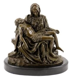 Roman Bronze Sculpture - Pietà - By Michelangelo