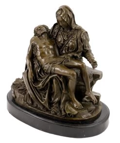 Roman Bronze Sculpture - Pietà - By Michelangelo 9 Roman Bronze Sculpture - Pietà - By Michelangelo -Salvador Dali Shop 556 3