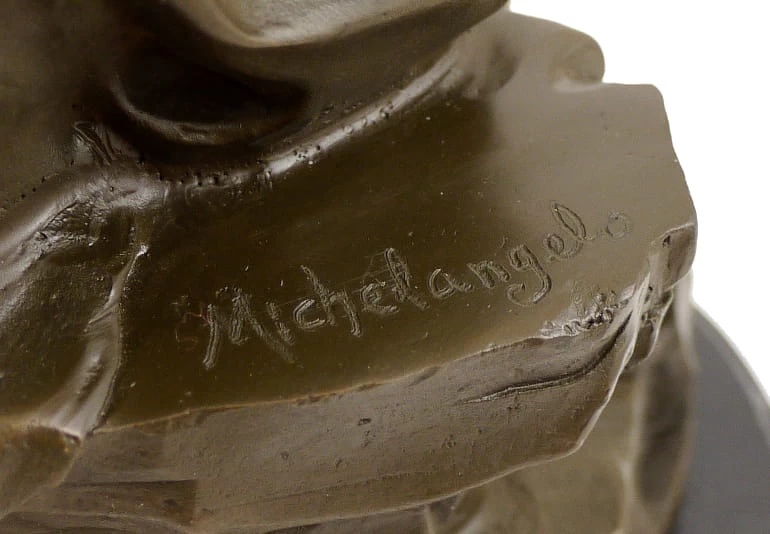 Roman Bronze Sculpture - Pietà - By Michelangelo 6 Roman Bronze Sculpture - Pietà - By Michelangelo - Image 6