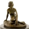 Art Nouveau Bronze Figure (1881) - Spring - Sign. Peter Breuer