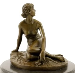 Art Nouveau Bronze Figure (1881) - Spring - Sign. Peter Breuer
