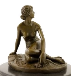 Art Nouveau Bronze Figure (1881) - Spring - Sign. Peter Breuer -Salvador Dali Shop 559 659300b5d8decd