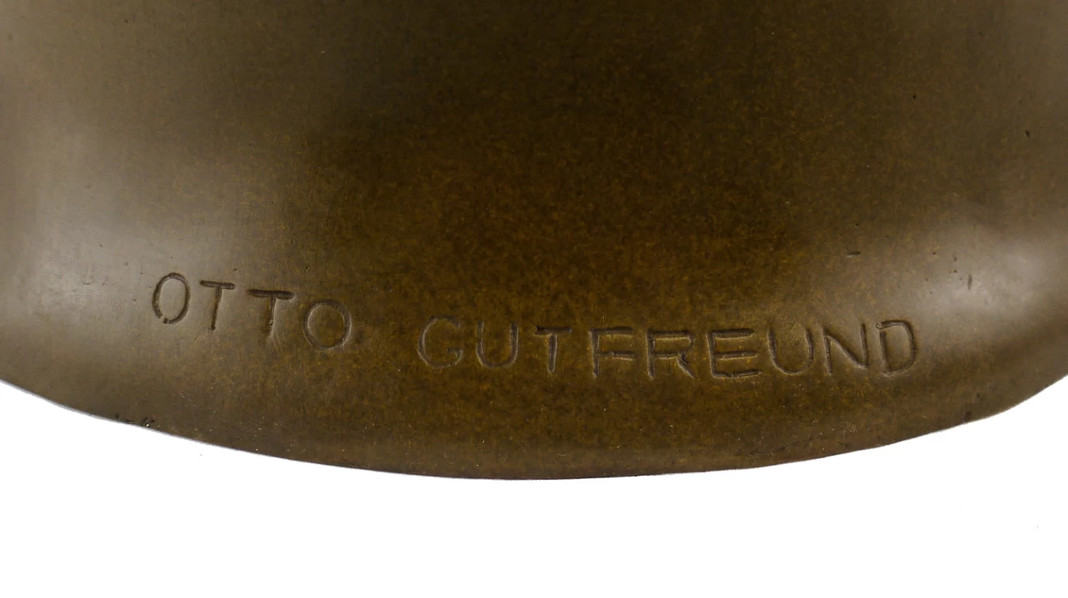 Bronze Head - Girl With Rose - Signed By Otto Gutfreund 5 Bronze Head - Girl With Rose - Signed By Otto Gutfreund - Image 5