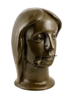 Bronze Head - Girl With Rose - Signed By Otto Gutfreund 15 Bronze Head - Girl With Rose - Signed By Otto Gutfreund -Salvador Dali Shop 560 859300b5e79f8a