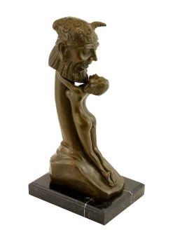 Salvador Dali Shop 15 Two-piece Erotic Bronze - Phallus Worshipping Woman