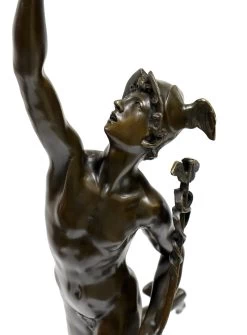 Bronze Figure - Hermes / The Flying Mercury - Sign. Giambologna