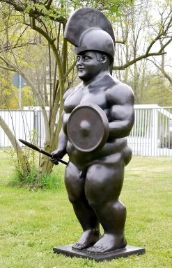 XXL Bronze Sculpture - Roman Warrior - Sign. Fernando Botero -Salvador Dali Shop 565 359300b61ccf3e