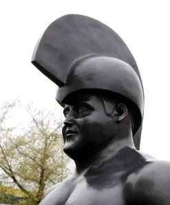 XXL Bronze Sculpture - Roman Warrior - Sign. Fernando Botero -Salvador Dali Shop 565 8