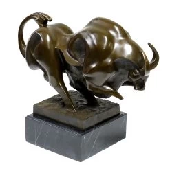Huge Animal Figure For The Garden - Cubistic Bronze Bull -Salvador Dali Shop 568 459300b649f6d4