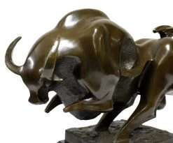 Huge Animal Figure For The Garden - Cubistic Bronze Bull -Salvador Dali Shop 568 7