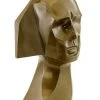 Cubistic Bronze Bust Of Herwarth Walden - Sign. William Wauer