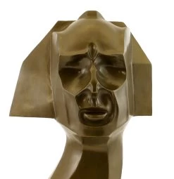 Cubistic Bronze Bust Of Herwarth Walden - Sign. William Wauer -Salvador Dali Shop 569 659300b663df90