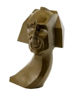 Cubistic Bronze Bust Of Herwarth Walden - Sign. William Wauer -Salvador Dali Shop 569 8