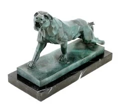 Cubistic Bronze Panther - Signed By Duvernet -Salvador Dali Shop 570 359300b66b8b7e