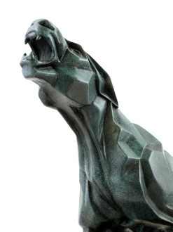 Cubistic Bronze Panther - Signed By Duvernet -Salvador Dali Shop 570 659300b671de59