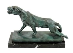 Cubistic Bronze Panther - Signed By Duvernet -Salvador Dali Shop 570 8