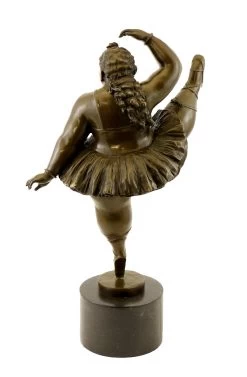 Bronze Figurine - Ballerina With Leg Up - Sign. Fernando Botero -Salvador Dali Shop 575 359300b6bc7893
