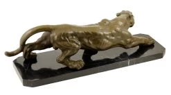 Animal Bronze Figure - XXL Panther On A Marble Base - Sign. Milo -Salvador Dali Shop 576 659300b6cc64c4