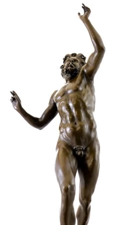 Neapolitan Bronze Sculpture - Dancing Faun (Pompeii) - Sign. -Salvador Dali Shop 578 559300b6e2f861