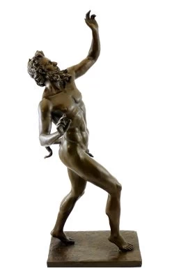 Neapolitan Bronze Sculpture - Dancing Faun (Pompeii) - Sign. -Salvador Dali Shop 578 759300b6e60557