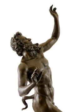 Neapolitan Bronze Sculpture - Dancing Faun (Pompeii) - Sign. -Salvador Dali Shop 578 8