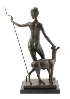 Bronze Sculpture By Edward McCartan - Diana And Doe - Signed 9 Bronze Sculpture By Edward McCartan - Diana And Doe - Signed -Salvador Dali Shop 579 4