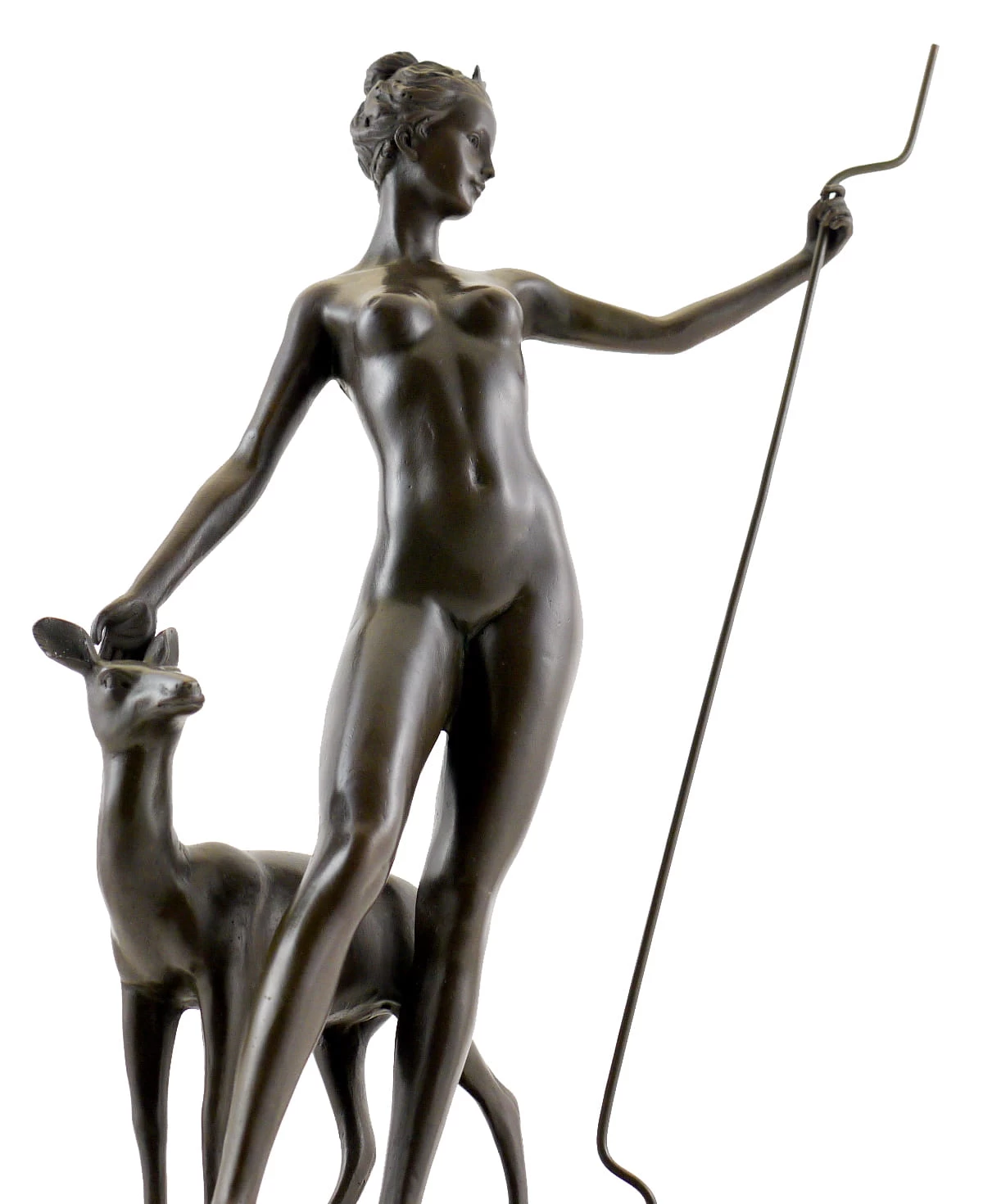 Bronze Sculpture By Edward McCartan - Diana And Doe - Signed 5 Bronze Sculpture By Edward McCartan - Diana And Doe - Signed - Image 5