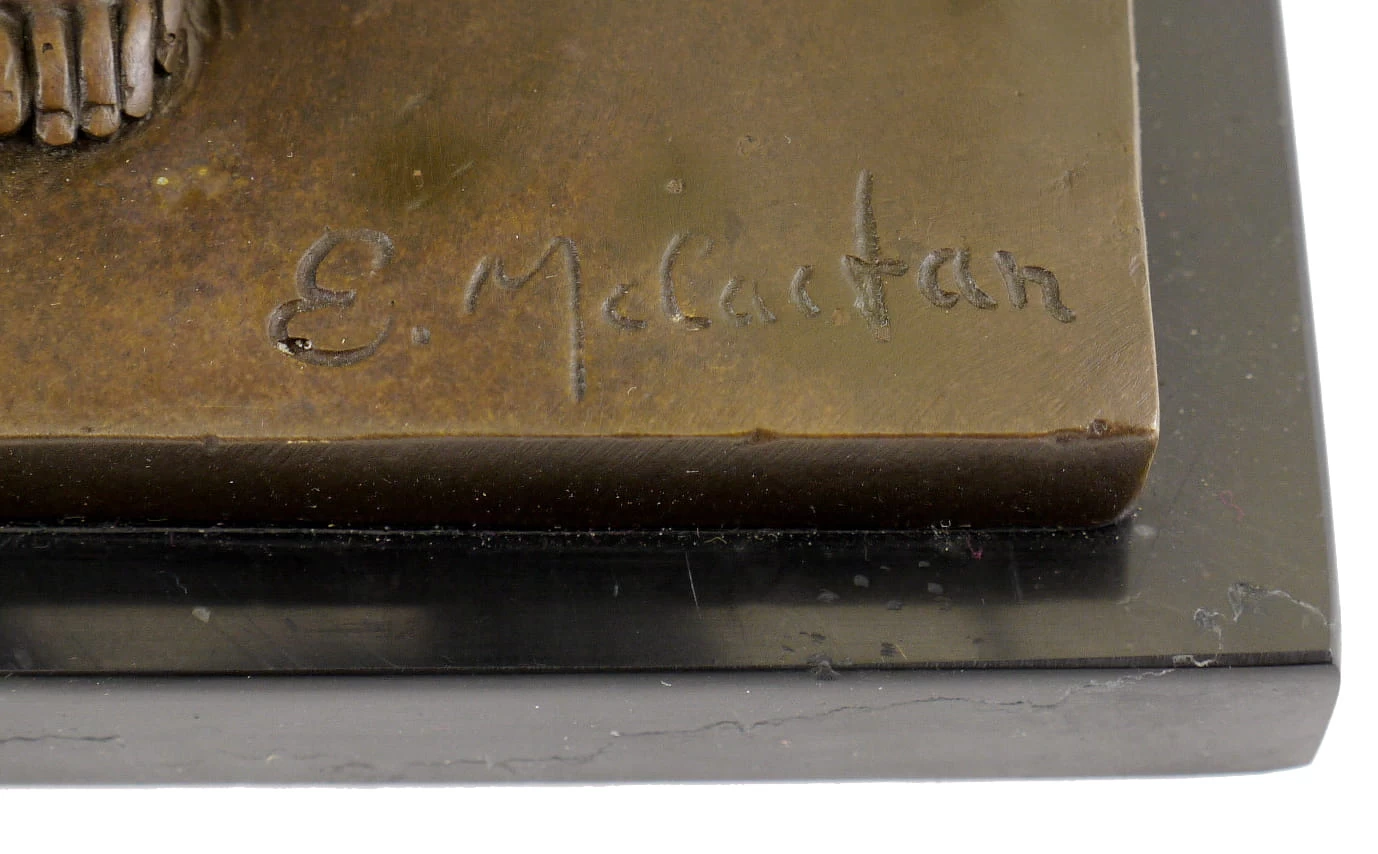 Bronze Sculpture By Edward McCartan - Diana And Doe - Signed 6 Bronze Sculpture By Edward McCartan - Diana And Doe - Signed - Image 6