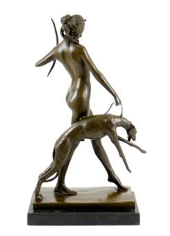 Bronze Sculpture - Diana And Hound - Sign. Edward McCartan -Salvador Dali Shop 580 459300b6f5b89c