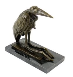 Bronze Bird By Rembrandt Bugatti - Marabou Stork - Signed -Salvador Dali Shop 582 659300b70d9d19