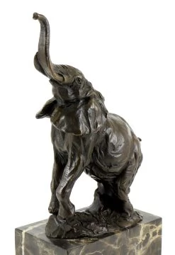 Bronze Statue On Marble - Jumping Elephant - Signed By Milo -Salvador Dali Shop 585 359300b727c890