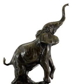 Bronze Statue On Marble - Jumping Elephant - Signed By Milo -Salvador Dali Shop 585 459300b7297371