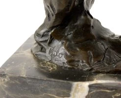 Bronze Statue On Marble - Jumping Elephant - Signed By Milo -Salvador Dali Shop 585 759300b72d9cde