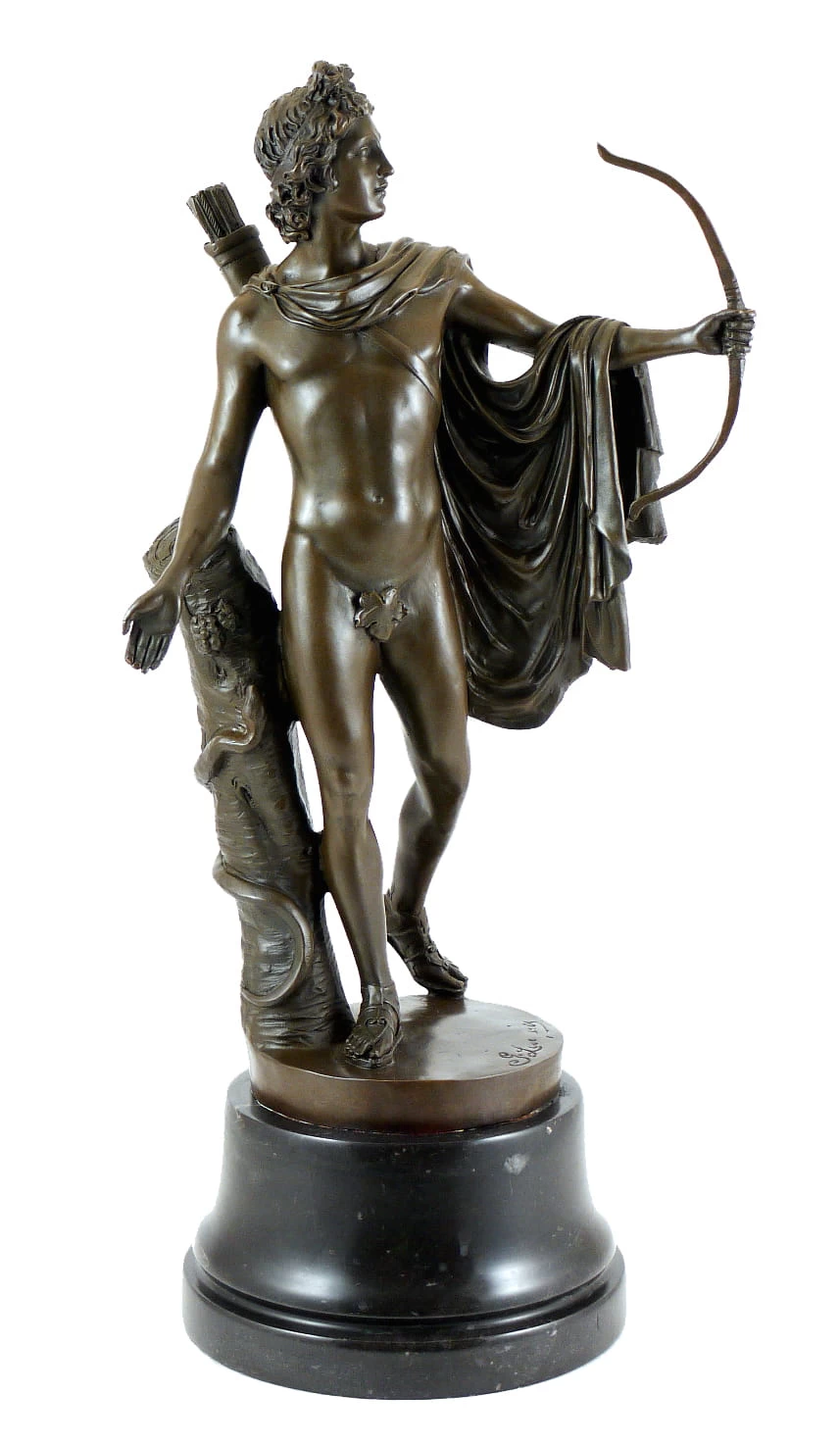 Antique Bronze Sculpture - Apollo Belvedere - By Leochares 1 Antique Bronze Sculpture - Apollo Belvedere - By Leochares