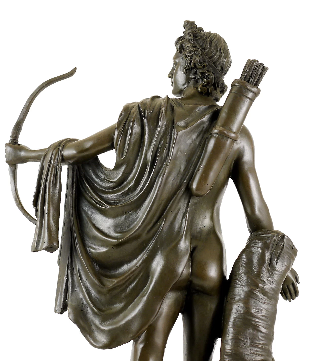 Antique Bronze Sculpture - Apollo Belvedere - By Leochares 5 Antique Bronze Sculpture - Apollo Belvedere - By Leochares - Image 5