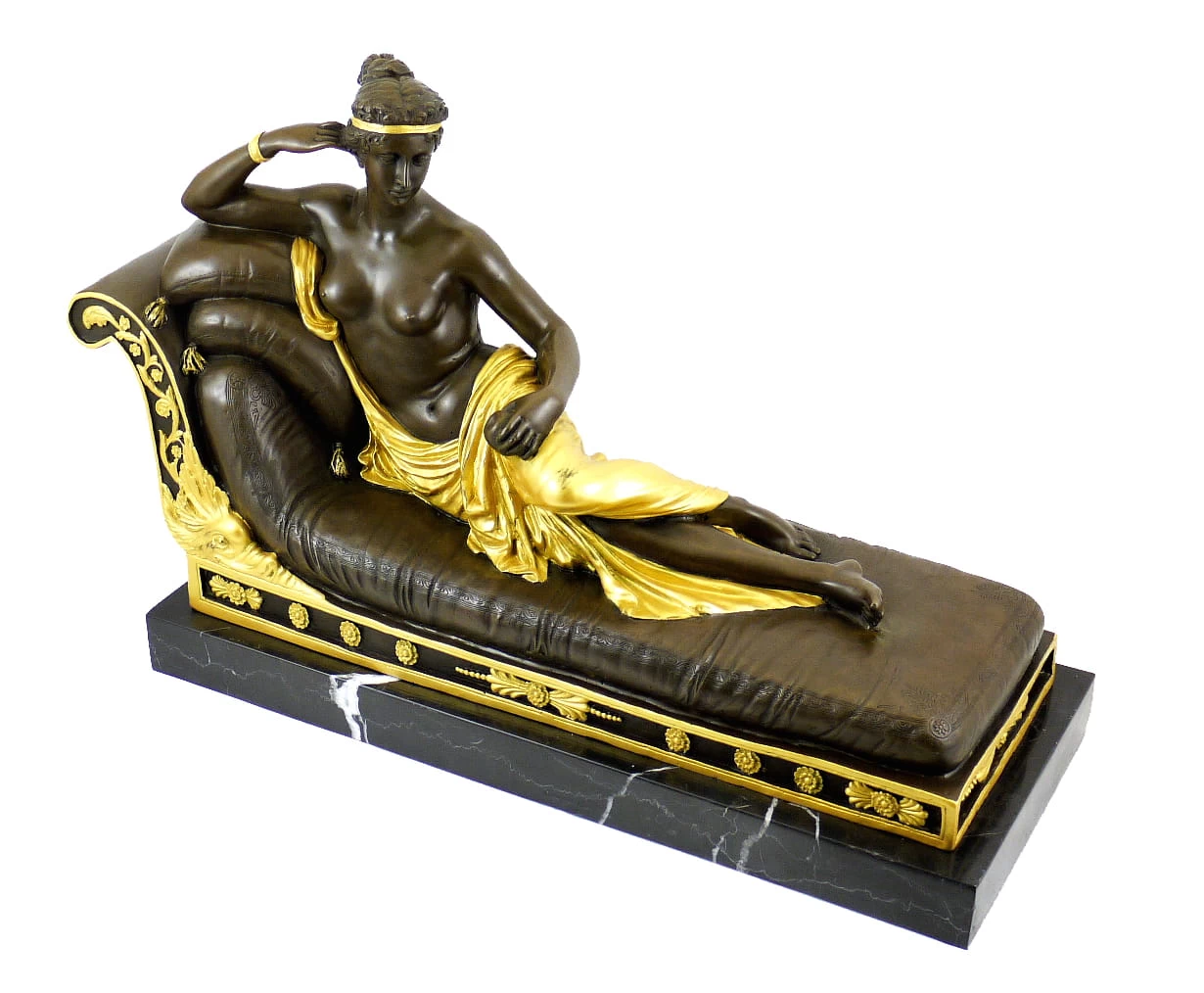 Bronze Figure - Pauline Bonaparte As Venus Victrix - A. Canova 4 Bronze Figure - Pauline Bonaparte As Venus Victrix - A. Canova - Image 4