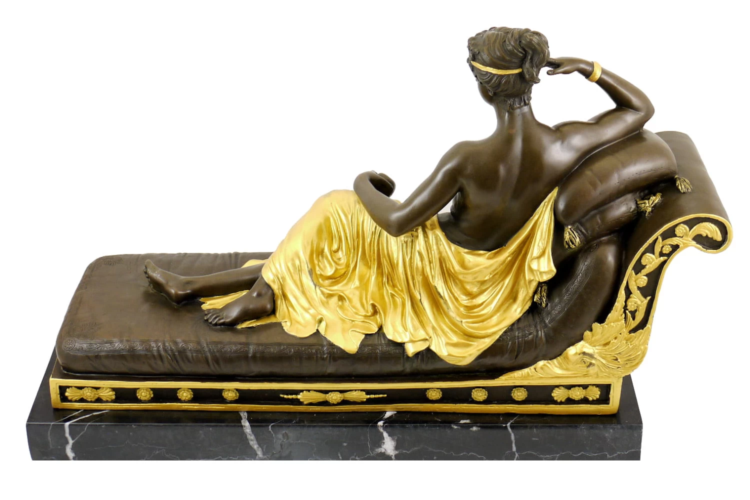 Bronze Figure - Pauline Bonaparte As Venus Victrix - A. Canova 6 Bronze Figure - Pauline Bonaparte As Venus Victrix - A. Canova - Image 6