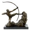 Bronze Sculpture - Heracles The Archer (Bourdelle) - Sign. Juno