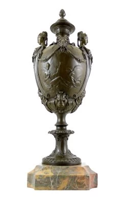 Vase On Marble Base - Real Bronze - Signed By Fammand -Salvador Dali Shop 592 359300b7de7feb