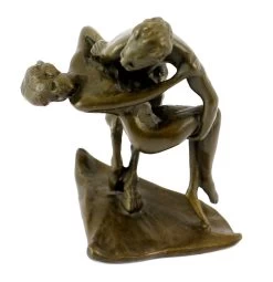 Vienna Bronze - Satyr Abducts A Virgin - With Bergmann Stamp