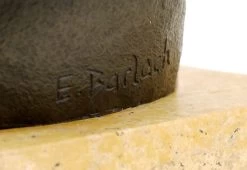 Modern Bronze Figure - Freezing Crone (1937) - Ernst Barlach -Salvador Dali Shop 602 7