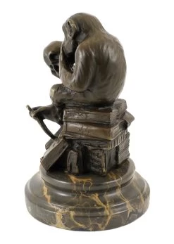 Bronze Statue - Ape With Skull - Wolfgang Hugo Rheinhold -Salvador Dali Shop 604 359300b8435e2c