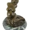 Modern Bronze Sculpture - Pregnant Woman - Sign. Milo