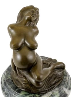 Modern Bronze Sculpture - Pregnant Woman - Sign. Milo -Salvador Dali Shop 605 659300b853124f